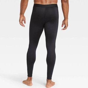 All in Motion Men's Heavyweight Thermal Pants Black Size S/28-30